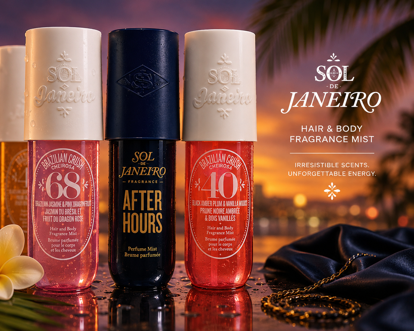 Rio Nights Hair & Body Mist Collection