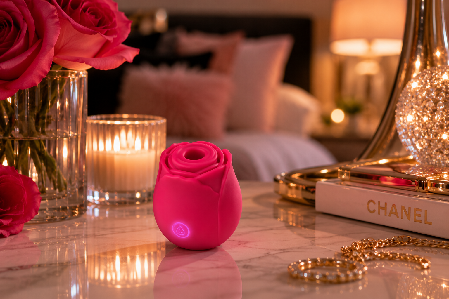 Rose Flower Egg Vibrator for Women - Adult Toy