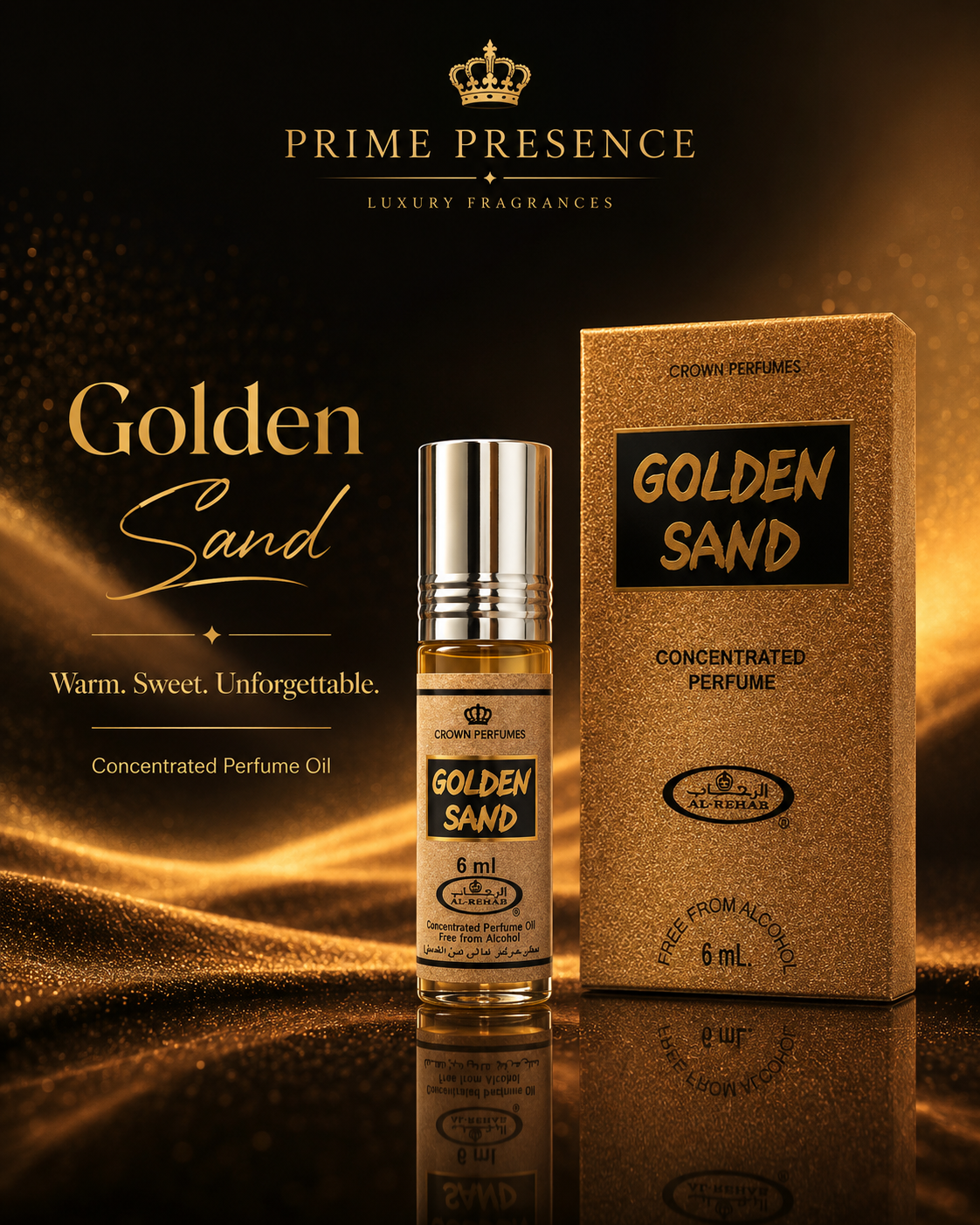 Al-Rehab Golden Sand Perfume Oil